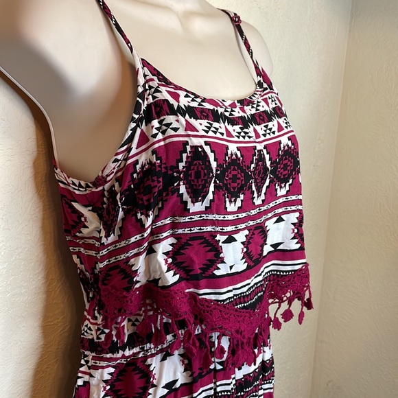 Rue21 Tribal Pattern Adjustable Strap Romper - Picture 3 of 12